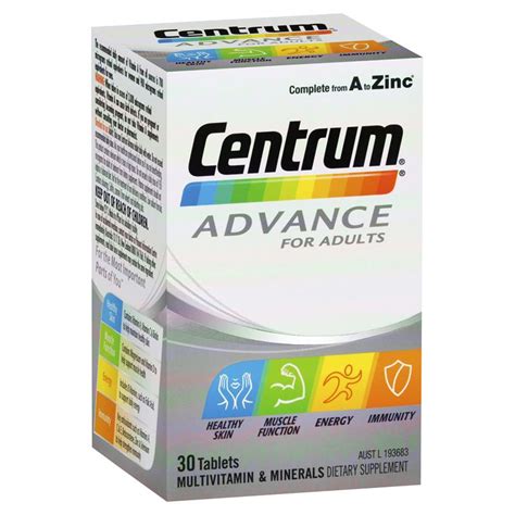 centrum advance 30 tablets price.